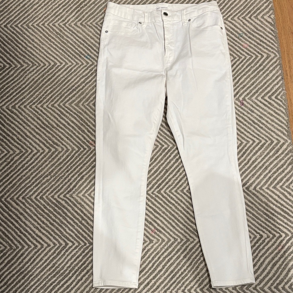 NWT Good American Good Legs Crop High-Rise Slim Jeans